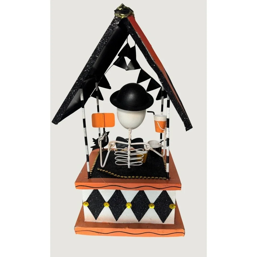 Halloween Skeleton Bartender Figurine Free Drinks Booth Philippines Handcrafted